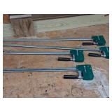 4 WoodRiver Parallel Bar Clamps