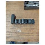 SAE & Metric Impact Socket Set, 7 Pc
