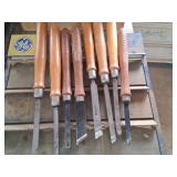 8 Craftsman & Greenlee Woodturning Tools