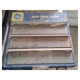 Vintage GE Auto Lamp Bulbs Display