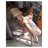 Traditional Wooden Shaving Horse Bench
