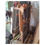 Homemade Rolling Wood Clamp Cart Only