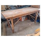 Homemade Adjustable Wood Work Bench