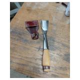 Wood Chisel with Leather Sheath
