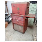 Snap-on 2pc Red Rolling Toolbox Set