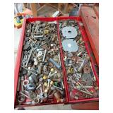 Two Drawer Mixed Hardware Lot Fasteners
