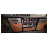 Counter w/ Lid Holders and 2 Trash spaces