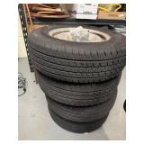 (4) Savero Radial Tires and  Wheels LT225/75/R16