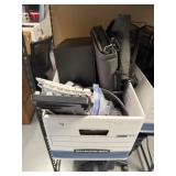 Box of  Keyboards,Laptop bags,Cups
