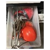 Tote of Hard Hats