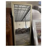 Large silver mirrior