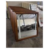 Large Brown Mirror