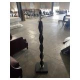 brown floor lamp