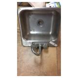 Small metal sink