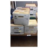 5 Boxes of folders,hanging folders,clinical folder