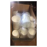 Box of food cups and lids
