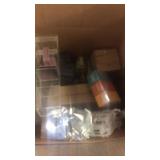 Box of Staws,containers,tea