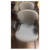 2 Gray Office Chairs