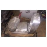 MIsc box of pans/deep fry pans