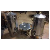 2 Coffee Containers and Tray