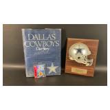Dallas Cowboys Book, Plaque and Medallion