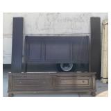 Ashley Sleigh Bed King Size