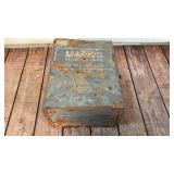 Vintage Marks Plumbing Parts in Metal Box