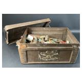 Metal Box of Copper Plumbing Parts