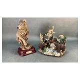 Wolf Statue and Fountain