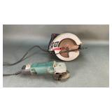 Skilsaw and Angle Grinder