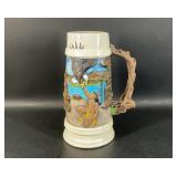 12.5in Ceramic Stein Southwest Design