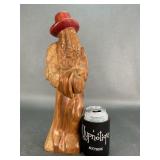 Hand Carved Wood Abstract Figure Sculpture