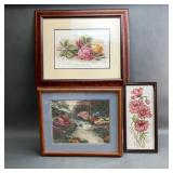 Cross Stitch Framed Wall Art