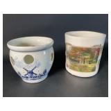 Delfts Blue and Thomas Kinkaid Pottery