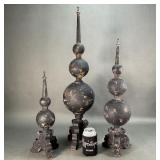 Decorative Metal Finial Sculptures