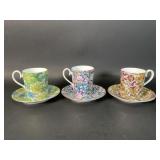Royal Albert Chintz Demitasse Cups and Saucers
