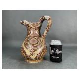 Hand Painted Porcelain Chinese Moriage Pitcher