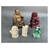 Budda and Foo Dog Figurines