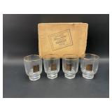 Vintage Thorneï¿½s Scotch Glasses