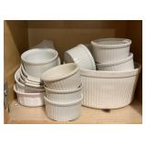 French White Style Casserole Dishes