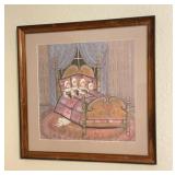 Girls Club P. Buckley Moss Limited Ed Art
