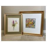 Pair of Floral Watercolors