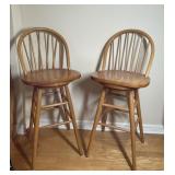 Boling Co Natural Oak Bar Stools