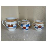German Lusterware Pitcher Set