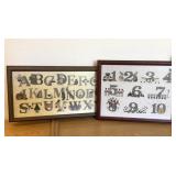Needlepoint Samplers Framed
