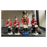 Vintage Painted Metal Soldier