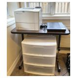 HP Laserjet 4050N Printer with Table and More
