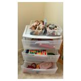 Storage Tote of Assorted Toys