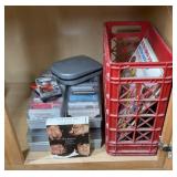 Vintage LPs Cassettes and Storage