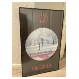 P. Buckley Moss Virginia Capitol Signed Poster